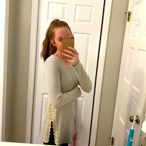 Striped Long Sleeved Shirt 👚